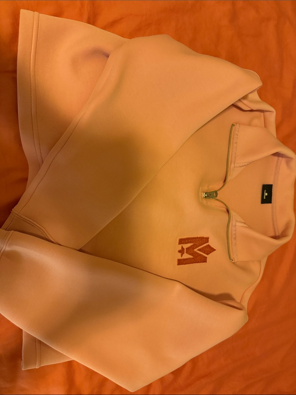 Mackage Pink Quarter-Zip Jacket M